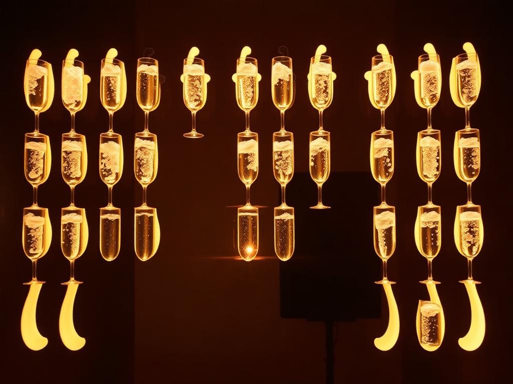 Prosecco Wall (incl. flutes & prosecco)